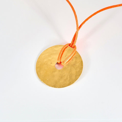 Pendentif DINH VAN - Pi - Pendentif en or martellé 58 Facettes DV12511-3