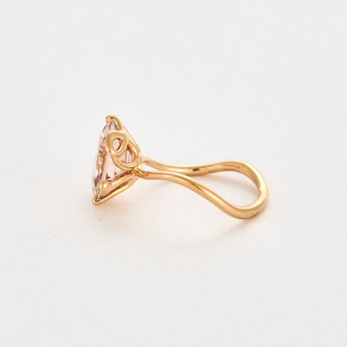 Bague 50 DIOR -  « OUI » Bague en or rose et morganite 58 Facettes DV12438-1-50-2
