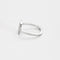 Bague 51 DINH VAN - Impression - Petit Modèle - Bague en or gris et diamants 58 Facettes DV0963-1-51-2