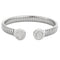 Bracelet Bulgari Bracelet BULGARI - Bracelet ouvert or gris et diamants 58 Facettes DV12366-1