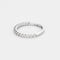 Bague 47 Demie Alliance en or gris et diamants 58 Facettes DV12420-3-47-2