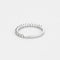 Bague 47 Demie Alliance en or gris et diamants 58 Facettes DV12420-3-47-2