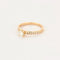 Bague 50 FRED - Delphine - Bague solitaire en or rose et diamants 58 Facettes DV0970-2