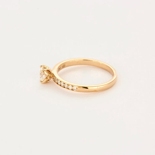 Bague 50 FRED - Delphine - Bague solitaire en or rose et diamants 58 Facettes DV0970-2