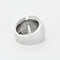 Bague 52 CHAUMET - Lien -  Large Bague en or gris serti d'un lien orné de petits diamants 58 Facettes DV11308-2-52-9