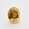 Bague 48 Bague sculpturale à motif de femme en or jaune 58 Facettes DV0960-13-48-2
