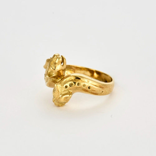 Bague 51 Bague Chimère en or jaune 58 Facettes DV0960-15-51-2