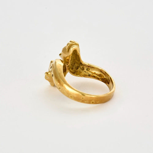 Bague 51 Bague Chimère en or jaune 58 Facettes DV0960-15-51-2