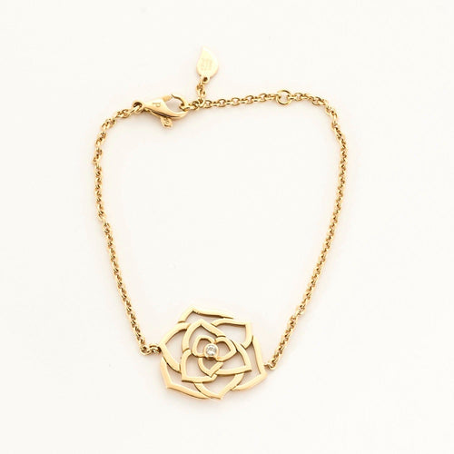 Bracelet PIAGET -  Rose -  bracelet en or jaune et diamant. 58 Facettes DV11277-7