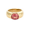 Bague 52 Bague en or jaune tourmaline rose 58 Facettes DV12511-6-52-1