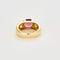 Bague 52 Bague en or jaune tourmaline rose 58 Facettes DV12511-6-52-1