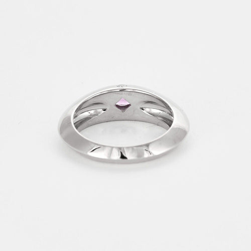 Bague 55 PIAGET - Biseau - Bague en or gris et tourmaline rose 58 Facettes DV12511-7-DV0882-1