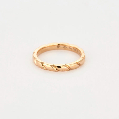 Bague 50 CHAUMET - Torsade - Alliance en or rose et diamant 58 Facettes DV0970-1-50-2
