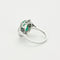 Bague 52 Bague en or gris , Emeraude de Colombie et diamants 58 Facettes DV11451-5-52-2