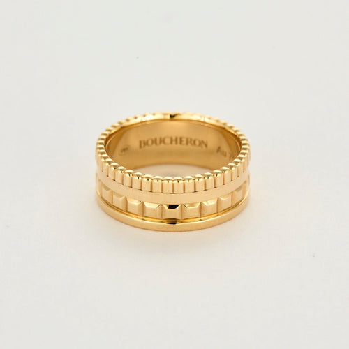 Bague 52 BOUCHERON - Quatre Radiant - Bague en or jaune 58 Facettes DV0966-1-52-1