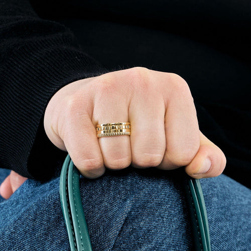Bague 52 BOUCHERON - Quatre Radiant - Bague en or jaune 58 Facettes DV0966-1-52-1