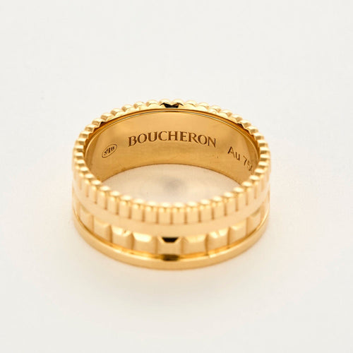 Bague 52 BOUCHERON - Quatre Radiant - Bague en or jaune 58 Facettes DV0966-1-52-1