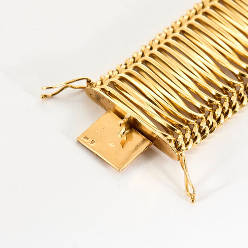 Bracelet Bracelet ruban en or jaune 58 Facettes DV2312-4
