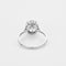 Bague 55 Bague solitaire en platine et diamant 58 Facettes DV12390-1