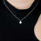Pendentif Pendentif Fleur en or gris et diamants 58 Facettes DV9254-4