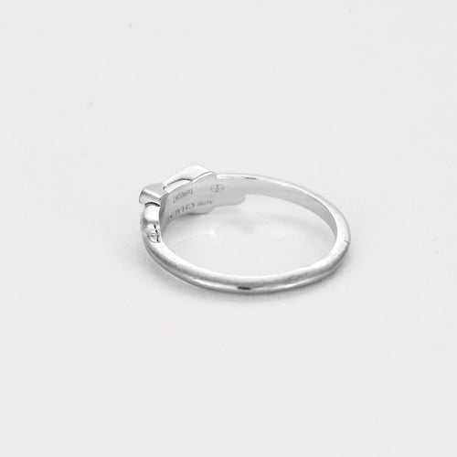 Bague 46 CHAUMET - Bague Jeux de Liens en or gris et diamants. Petit modèle 58 Facettes DV2196-2-46-2