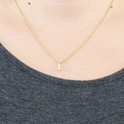Pendentif Pendentif or jaune et diamant 58 Facettes DV0974-1