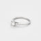 Bague 48 DE BEERS - Bague solitaire platine et diamant 0.54 carat environ 58 Facettes DV0973-1-48-2