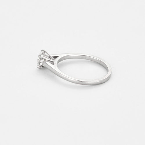 Bague 48 DE BEERS - Bague solitaire platine et diamant 0.54 carat environ 58 Facettes DV0973-1-48-2