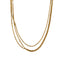 Collier Triple chaîne en or jaune 58 Facettes DV0975-2