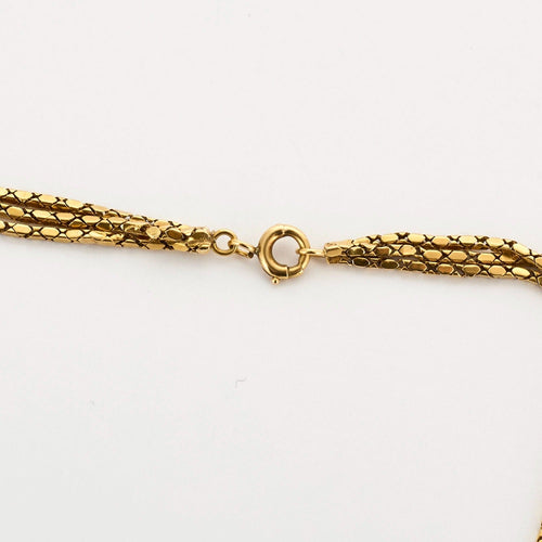 Collier Triple chaîne en or jaune 58 Facettes DV0975-2