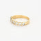 Bague 54.5 Demie alliance en or jaune et diamants 58 Facettes DV0975-4-545-2