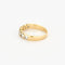 Bague 54.5 Demie alliance en or jaune et diamants 58 Facettes DV0975-4-545-2