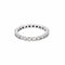 Bague 54.5 Alliance en or gris et diamants 58 Facettes DV0975-5-545-2