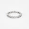 Bague 54.5 Alliance en or gris et diamants 58 Facettes DV0975-5-545-2