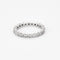 Bague 54.5 Alliance en or gris et diamants 58 Facettes DV0975-5-545-2