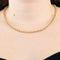 Collier Collier en or jaune à maille jaseron 58 Facettes DV10817-2