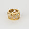 Anneau or jaune et diamants