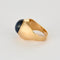 Bague 49 Bague chevalière en or jaune et saphir étoilé 58 Facettes DV5390-13-49-2