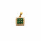 Pendentif Pendentif or jaune diamants et émeraudes 58 Facettes DV0978-5