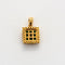 Pendentif Pendentif or jaune diamants et émeraudes 58 Facettes DV0978-5