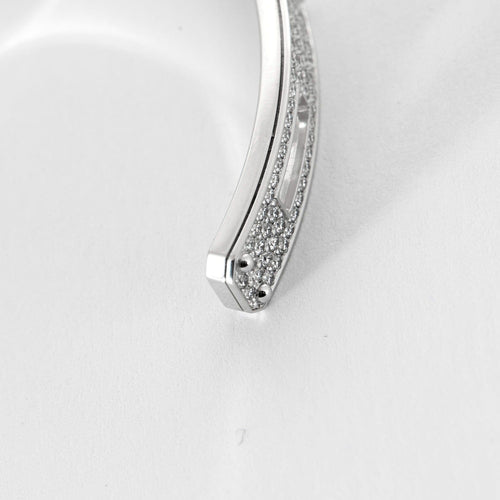 Bracelet HERMES - Kelly - Petit modèle - Bracelet en or gris et diamants 58 Facettes DV0707-5