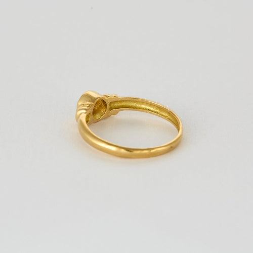 Bague 50 Bague solitaire en or jaune et diamant 58 Facettes DV5390-11-50-5