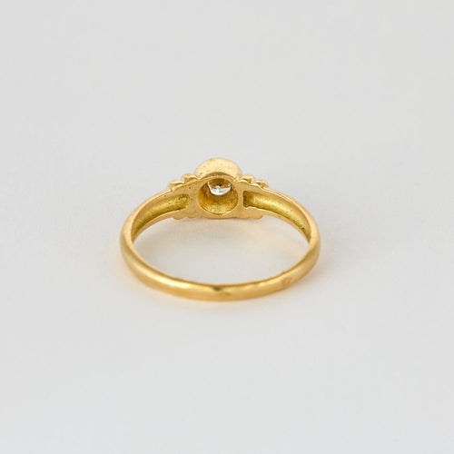 Bague 50 Bague solitaire en or jaune et diamant 58 Facettes DV5390-11-50-5