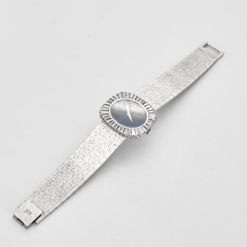 Montre PIAGET - Montre de dame en or gris, diamants et lapis-lazuli. 58 Facettes DV0979-2