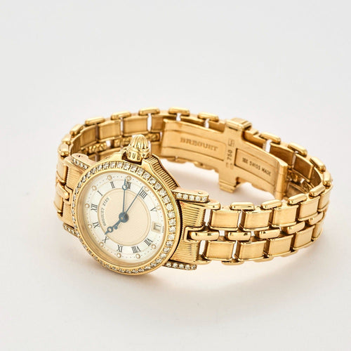 Montre BREGUET - Montre Breguet Marine automatique modèle « 2125B » en or jaune et diamants. 58 Facettes DV0979-3