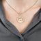 Pendentif AUGIS - Pendentif Médaille Médaille d'amour or jaune et rubis 58 Facettes DV1342-3