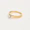 Bague 51 Bague solitaire en or jaune et diamant 58 Facettes DV11262-9-51-2