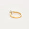 Bague 51 Bague solitaire en or jaune et diamant 58 Facettes DV11262-9-51-2