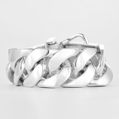 Bracelet HERMÈS - Bracelet Sellier Grand Modèle Hermès en Argent 58 Facettes DV0976-1