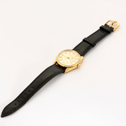 Montre ROLEX - Oyster Perpetual Date - Montre or jaune 58 Facettes DV11652-2